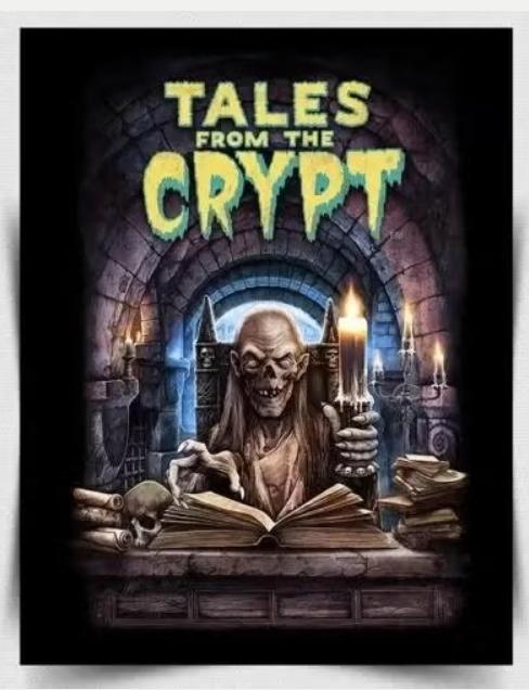 Vintage metalen bordje Tales from the Crypt (30x20cm), Ophalen of Verzenden, Nieuw