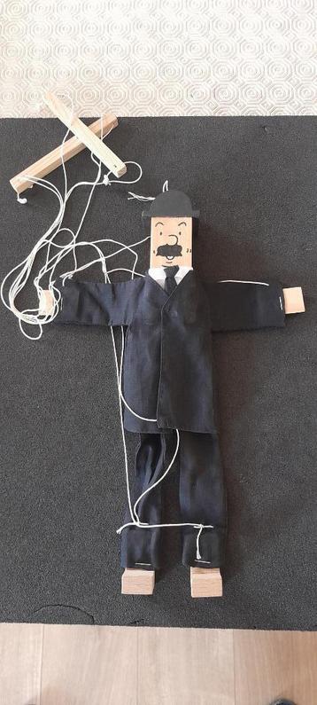 RARE  MARIONNETTES  TINTIN A FILS DUPONDT PAR MARIE LEBLON, Enlèvement, Utilisé