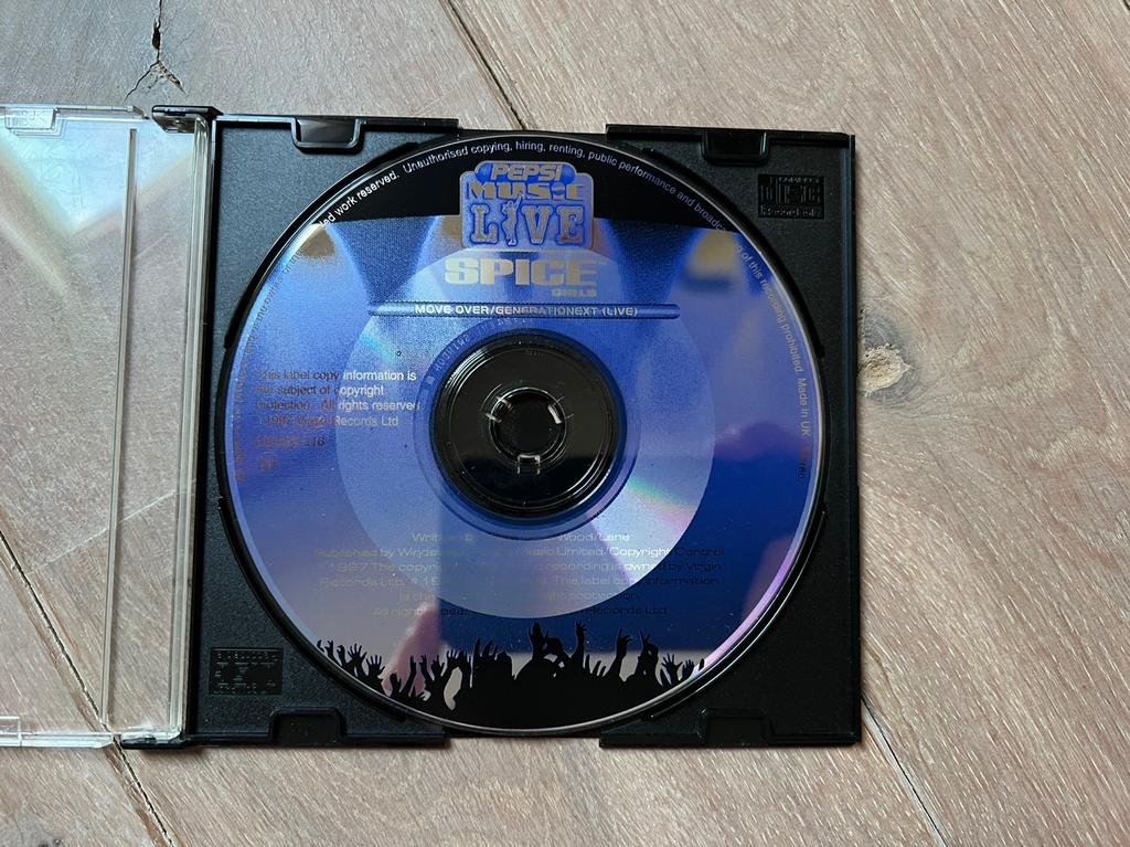 Cd van Spice Girls op Pepsi Music Live, 1 single, Enlèvement ou Envoi, Utilisé, Pop