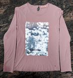 Roze T-shirt lange mouwen pailletten poes Mt 152, Meisje, Ophalen of Verzenden, Zo goed als nieuw, Shirt of Longsleeve