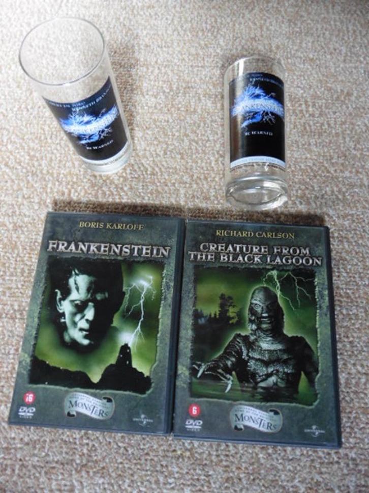 Frankenstein // Creature From The Black Lagoon (Horror), Cd's en Dvd's, Dvd's | Klassiekers, Zo goed als nieuw, Horror, 1940 tot 1960