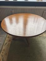 Antieke ronde salontafel, Huis en Inrichting, Tafels | Salontafels, 50 tot 75 cm, Zo goed als nieuw, Antiek, Ophalen