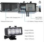 SUPTIG waterdicht LED video licht voor GoPro, TV, Hi-fi & Vidéo, Caméras action, Autres marques, Enlèvement ou Envoi, Neuf