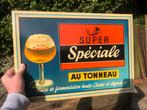 Blikken reclamebord Super Spéciale bier, Verzamelen, Ophalen of Verzenden, Zo goed als nieuw, Reclamebord