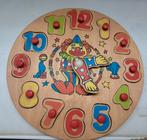 Horloge en bois apprentissage de l'heure, Ophalen, Gebruikt, Van hout