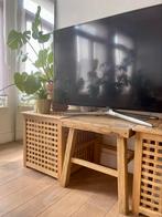 Cube de rangement/table d'appoint Ikea (Acacia), Maison & Meubles, Tables | Dessertes, Comme neuf, Enlèvement, Carré