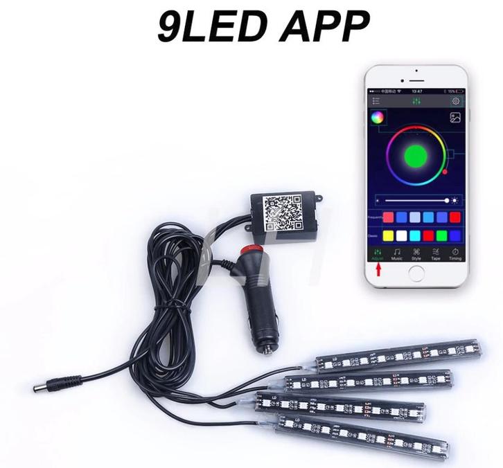 Éclairage d'ambiance LED pour rampes de voiture, Autos : Pièces & Accessoires, Éclairage, Neuf, Enlèvement ou Envoi