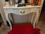 White Console Table with Drawer for Sale – €10, Maison & Meubles, Enlèvement, Comme neuf