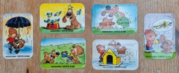 Bollie en Billie complete reeks 6 stickers Côte d'Or 1978 beschikbaar voor biedingen