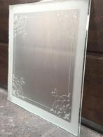 12 stuks antiek geëtst glas uit veranda van oud herenhuis., Doe-het-zelf en Bouw, Ophalen, Gebruikt