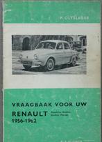 Renault Dauphine, Ondine, Gordini, Floride, Livres, Autos | Livres, Utilisé, Envoi, P.Olyslager, Renault
