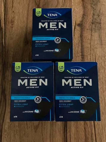 Tena men active fit 3xprotective shield Extra light beschikbaar voor biedingen
