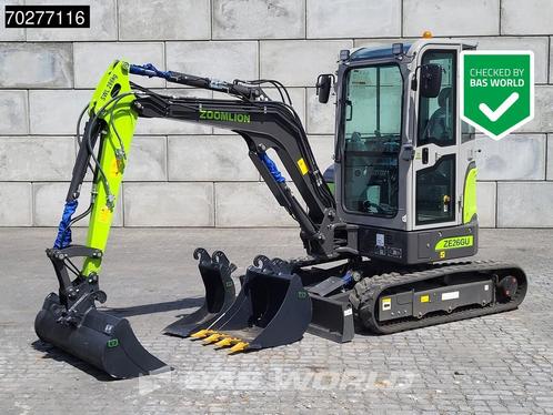 Zoomlion ZE26 GU Airco - Minigraver - CW - 3 Bakken, Zakelijke goederen, Machines en Bouw | Kranen en Graafmachines, Graafmachine