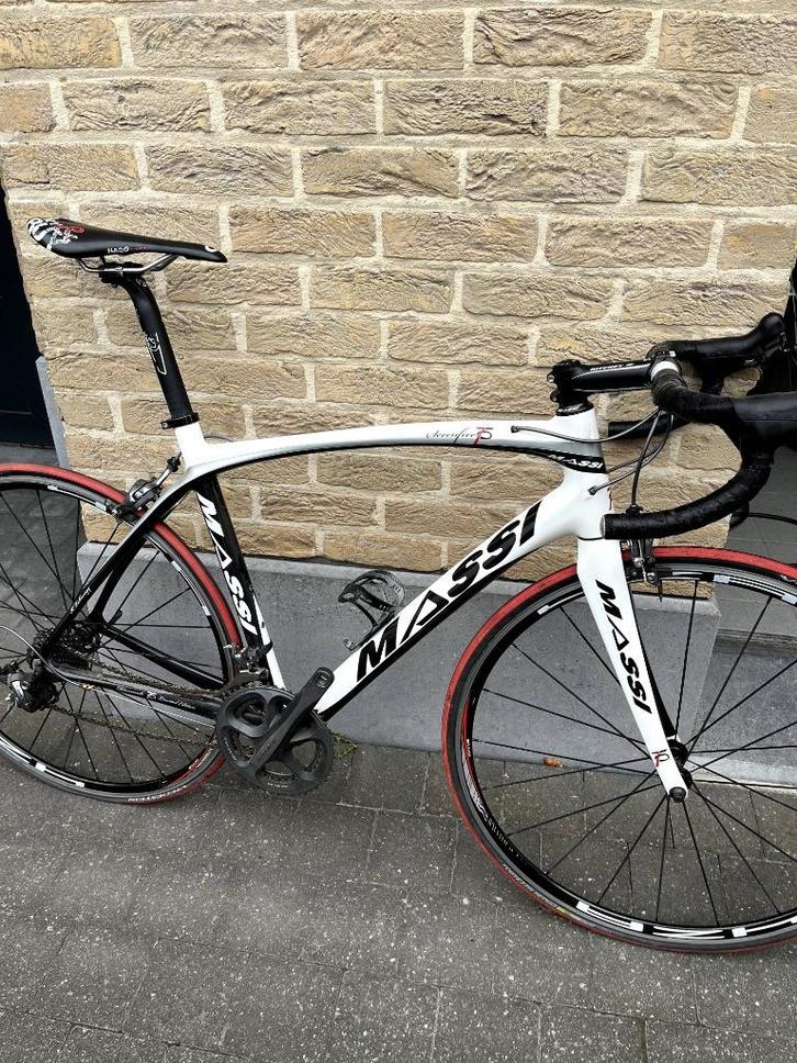 Koersfiets Massi, Fietsen en Brommers, Fietsen | Heren | Sportfietsen en Toerfietsen, Gebruikt, Overige merken, 53 tot 57 cm, Ophalen