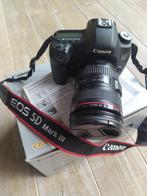 Canon EOS 5D Mark III + Zoom 24-105 mm 1:4 L IS USM, Audio, Tv en Foto, Ophalen, Gebruikt, Spiegelreflex, Canon