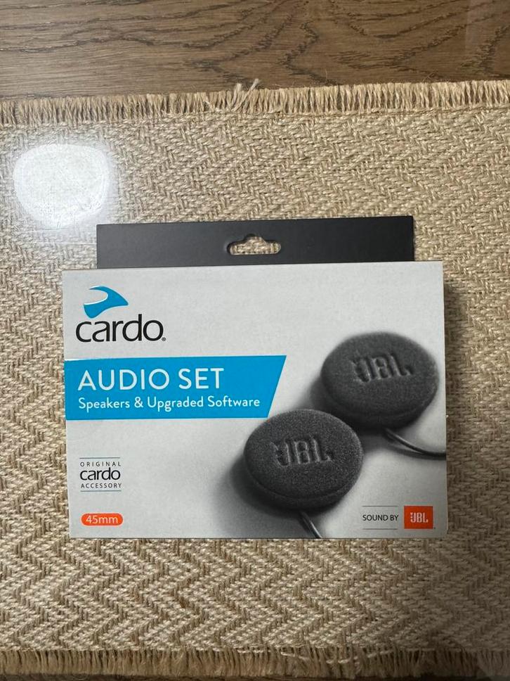 Cardo 45 mm audio set, Motoren, Kleding | Motorhelmen, Dames, Heren, Kinderen, Systeemhelm, XL, Arai, Tweedehands, Ophalen of Verzenden