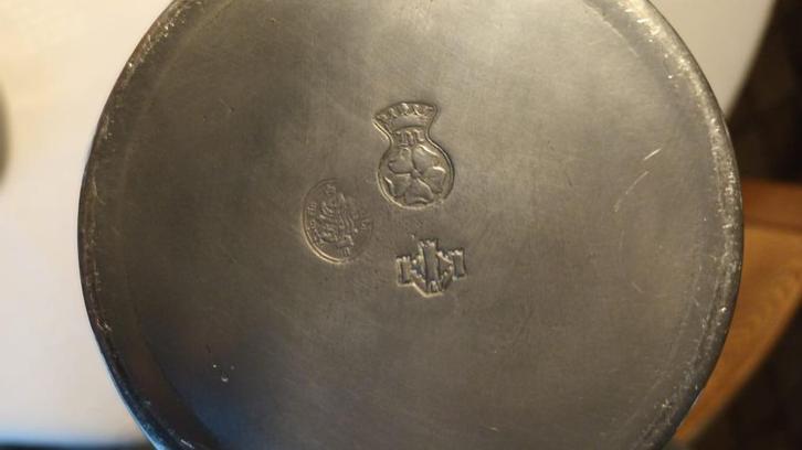 Tinnen servies COMPLEET, Antiek en Kunst, Antiek | Servies compleet, Ophalen