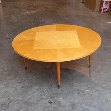 Table basse Vintage  Bouleau par Imexcotra 1960's signée beschikbaar voor biedingen