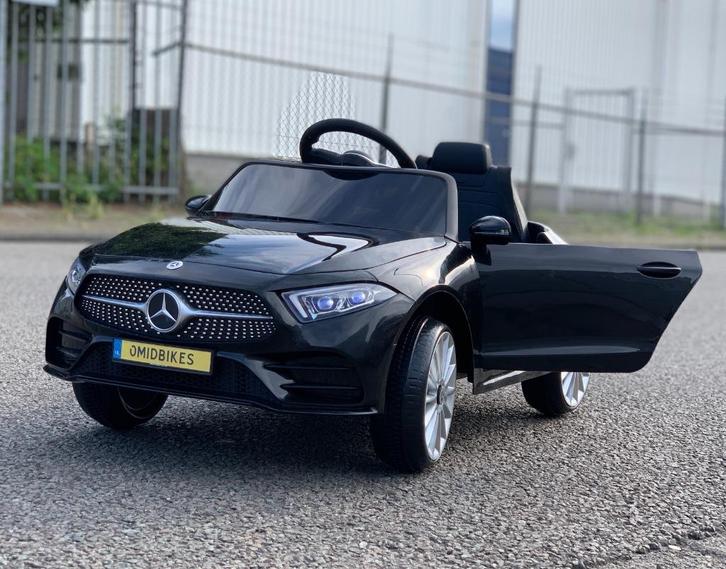 Kinder Auto Mercedes CLS350 12v RC Leder / Rubberbanden, Kinderen en Baby's, Speelgoed | Buiten | Accuvoertuigen, Nieuw, Ophalen of Verzenden