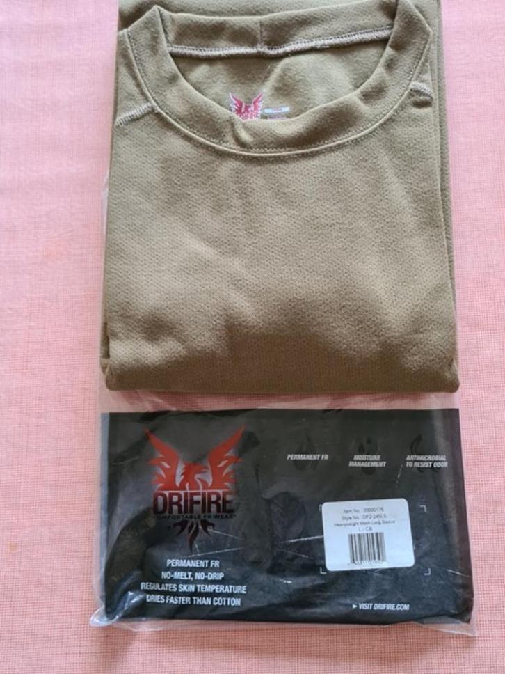 Brandwerend Heavy shirt Drifire piloten USA / brandweer, Verzamelen, Militaria | Algemeen, Luchtmacht, Kleding of Schoenen, Ophalen of Verzenden