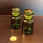 Pot à pharmacie en verre vert, Antiquités & Art, Antiquités | Verre & Cristal, Enlèvement ou Envoi
