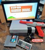 Nintendo NES action set super Mario Bros, Comme neuf, Avec 3 manettes ou plus, Enlèvement ou Envoi, Avec jeux