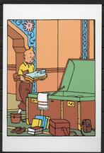 Carte postale : Hergé : Tintin/Kuifje - Le lotus bleu, Ophalen of Verzenden