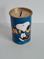 Spaarpot in blik Snoopy - 1958-1965 united feature syndicate, Verzamelen, Ophalen of Verzenden