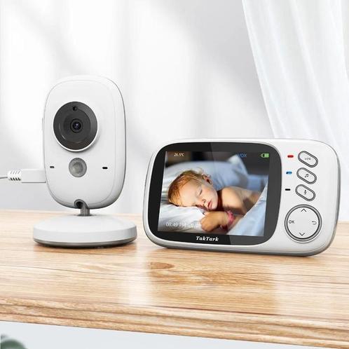 draadloze video babyfoon met slaapliedjes Auto-nachtzicht, Kinderen en Baby's, Babyfoons
