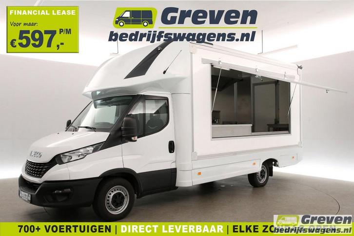 Iveco Daily 35S14 2.3 410 | Foodtruck | Pannenkoek | Wafelij, Zakelijke goederen, Stock en Retail | Verkoopwagens