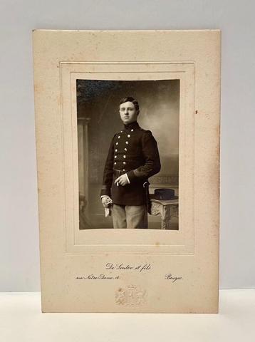 Photo ancienne : pilote CDV du 4e régiment de ligne, Enlèvement ou Envoi, Armée de terre, Photo ou Poster