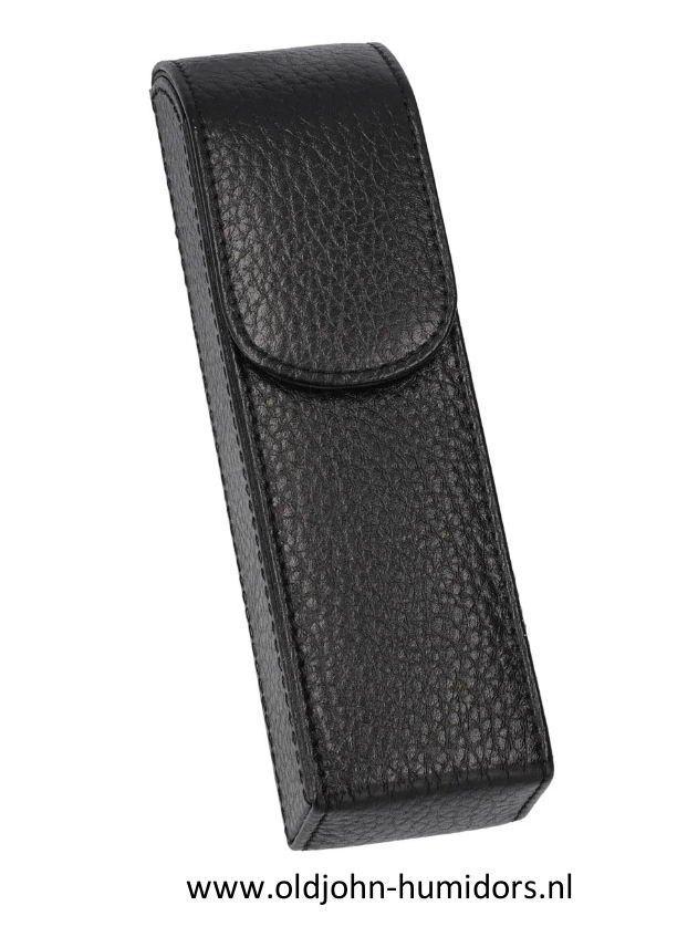 SIGAREN ETUI / SIGARENKOKER VAN ADORINI  - LEER- ZWART sk82, Verzamelen, Rookartikelen, Aanstekers en Luciferdoosjes, Verzenden