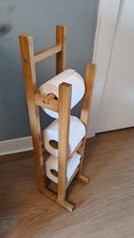 Toiletrolhouder bamboo, Ophalen of Verzenden, Zo goed als nieuw, Bruin, Overige typen