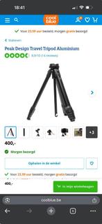 Camera statief Peak design travel tripod aluminium, TV, Hi-fi & Vidéo, Photo | Trépieds & Rotules, Envoi, Neuf, 150 à 175 cm, Trépied