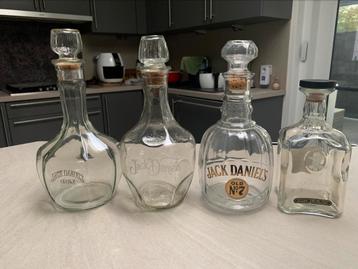 Jack daniel ‘s decanters flessen beschikbaar voor biedingen