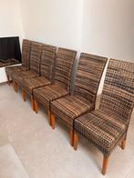 6 mooie eetkamer stoelen, Huis en Inrichting, Stoelen, Ophalen, Overige materialen, Gebruikt, Bruin