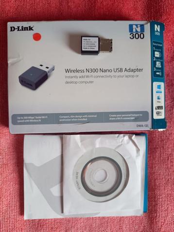 D-link N300 wireles usb adapter beschikbaar voor biedingen