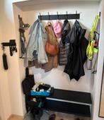 Metalen kapstok zwart, Huis en Inrichting, Woonaccessoires | Kapstokken, Zo goed als nieuw, Minder dan 100 cm, Metaal, Ophalen