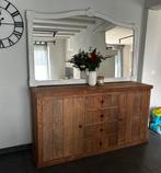 Teak dressoir modern landelijk Lee&Lewis, Huis en Inrichting, Kasten | Dressoirs, Ophalen, Zo goed als nieuw