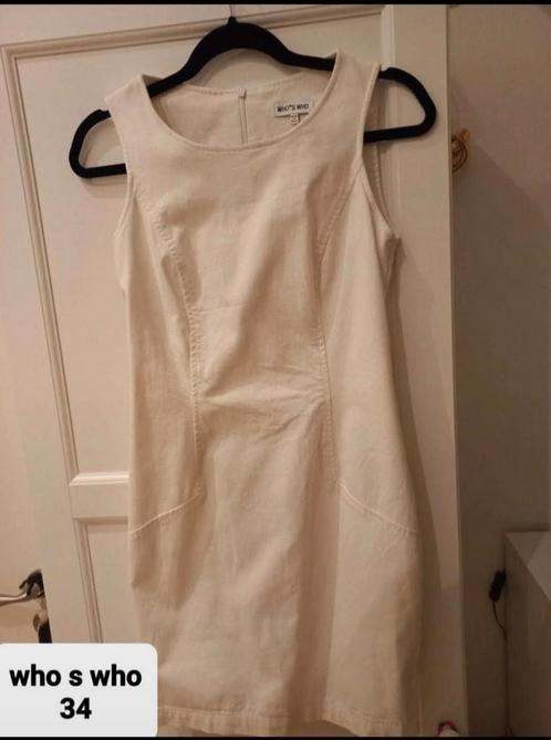 Wit jurkje Who*s who, maat 34/36.
Italiaanse maat 42, maar i, Kleding | Dames, Jurken, Nieuw, Maat 34 (XS) of kleiner, Wit, Ophalen of Verzenden