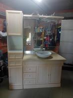 Meuble de salle de bain + vasque + robinet, Huis en Inrichting, Badkamer | Badkamermeubels, Ophalen, Gebruikt, 100 tot 150 cm