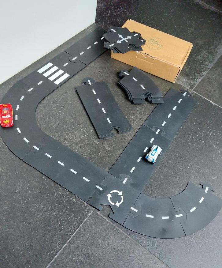 Waytoplay flexibele autobaan, Kinderen en Baby's, Speelgoed | Racebanen, Gebruikt, Racebaan, Handmatig, Overige merken, Ophalen