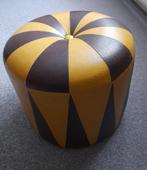 Retro vintage poef, Ophalen, Huis en Inrichting