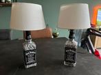 Tafellamp Jack Daniels fles 2 stuks, Minder dan 50 cm, Glas, Gebruikt, Ophalen