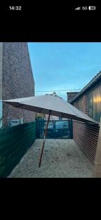 Parasol taupe 3m50., Jardin & Terrasse, Enlèvement ou Envoi, Utilisé