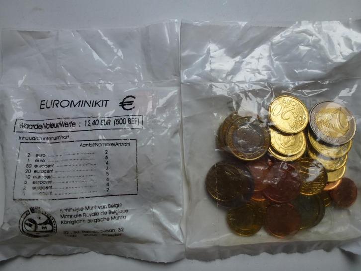 Euromunten sets - eerste mini kits - Koninklijke Munt 1999, Postzegels en Munten, Munten | Europa | Euromunten, Setje, Overige waardes