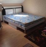 Queen's bed + grote matras, Ophalen, 220 cm