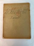 Robert Schumann – 3e Sonate op. 14, Muziek en Instrumenten, Gebruikt, Klassiek, Ophalen of Verzenden, Artiest of Componist