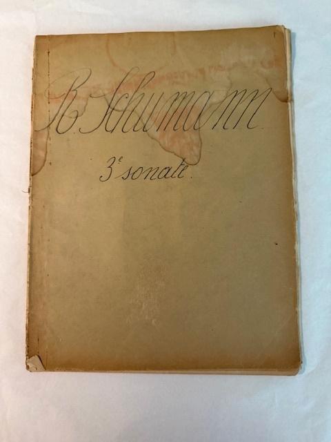 Robert Schumann – 3e Sonate op. 14, Muziek en Instrumenten, Bladmuziek, Gebruikt, Artiest of Componist, Klassiek, Piano, Ophalen of Verzenden