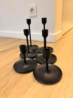 2 sets van 3 kandelaars ikea zwart fultalig, Huis en Inrichting, Woonaccessoires | Kandelaars en Kaarsen, Ophalen, Gebruikt, Zwart